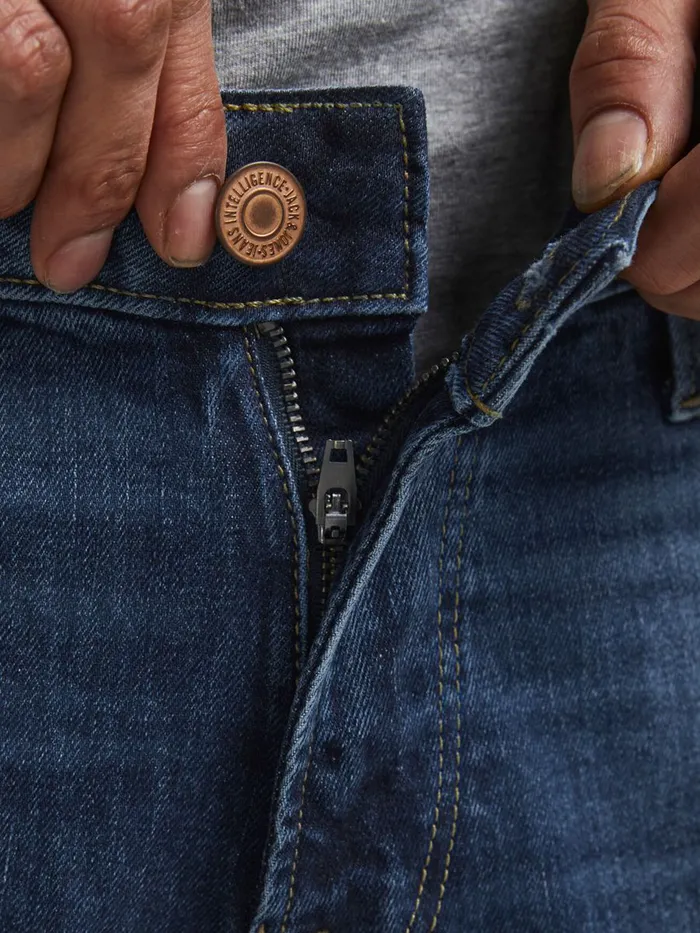 Jeans JACK and JONES Mens CLARK ICON AM 206 REGULAR FIT JEANS Blue Blue Denim
