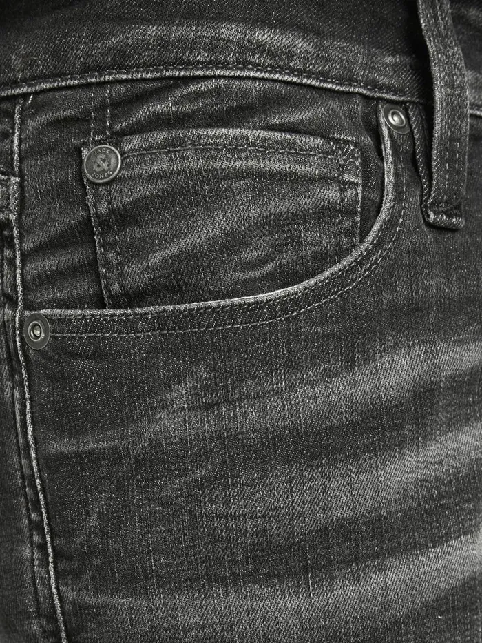 Jeans JACK and JONES Mens CLARK ICON BL 944 REGULAR FIT JEANS Grey Black Denim