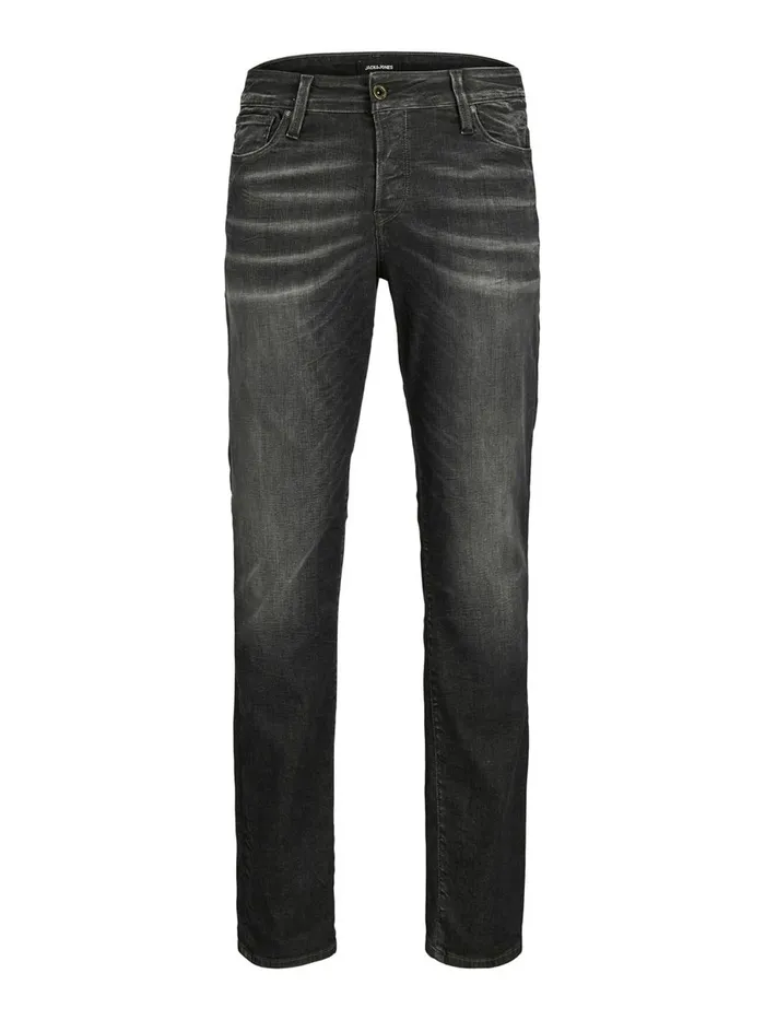 Jeans JACK and JONES Mens CLARK ICON BL 944 REGULAR FIT JEANS Grey Black Denim