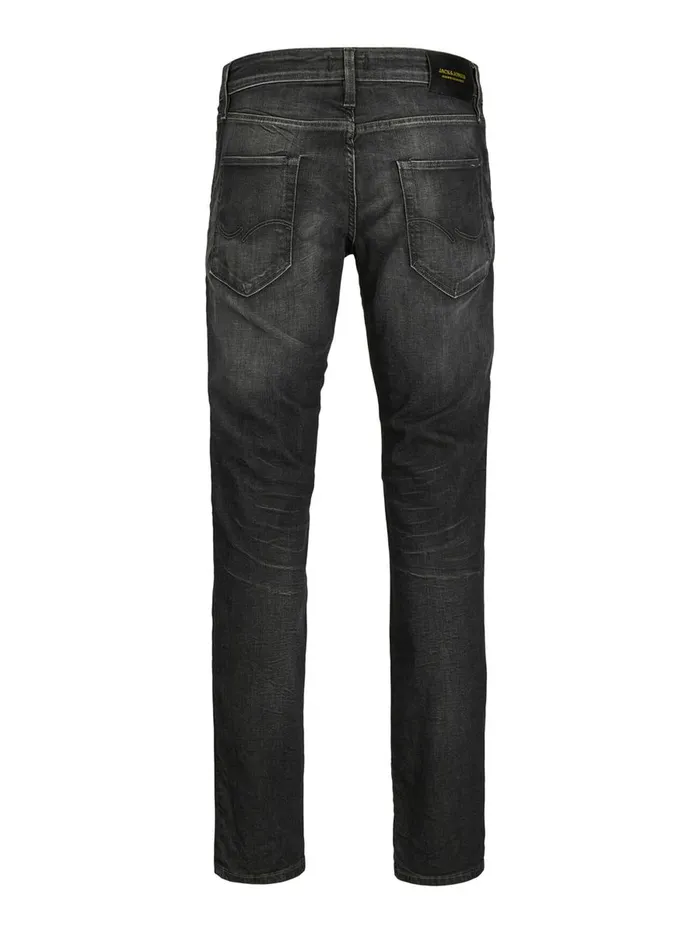 Jeans JACK and JONES Mens CLARK ICON BL 944 REGULAR FIT JEANS Grey Black Denim