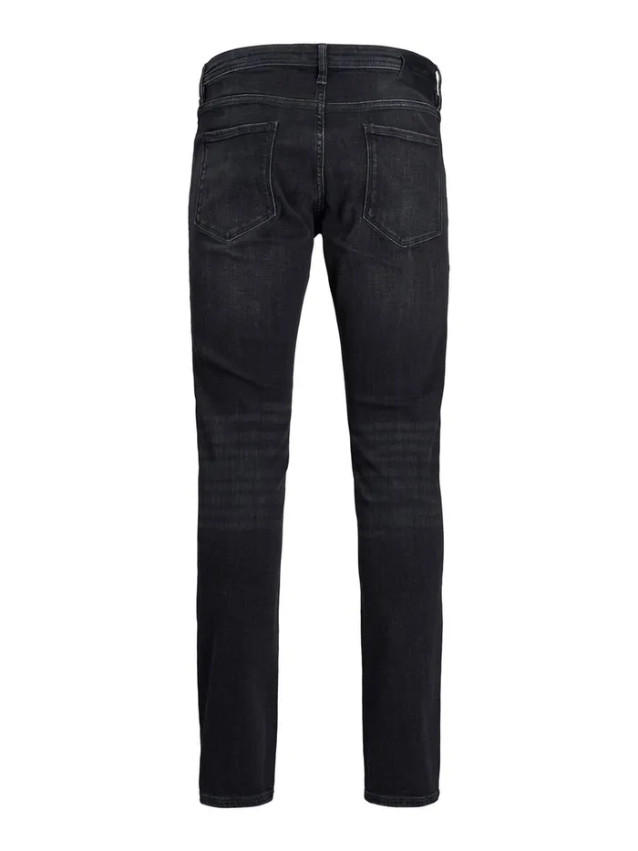 Jeans JACK and JONES Mens GLENN FELIX AM 135 50SPS SLIM FIT JEANS Black Black Denim