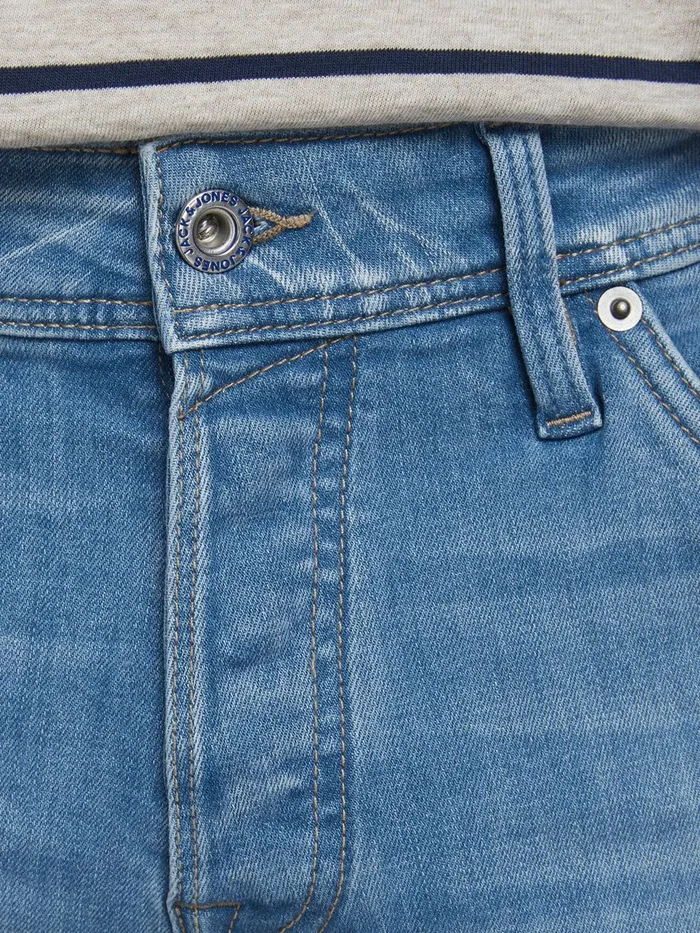 Jeans JACK and JONES Mens GLENN FOX AGI 404 50SPS SLIM FIT JEANS Blue Blue Denim