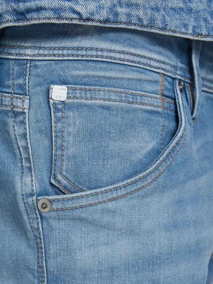 Jeans JACK and JONES Mens GLENN FOX AGI 404 50SPS SLIM FIT JEANS Blue Blue Denim