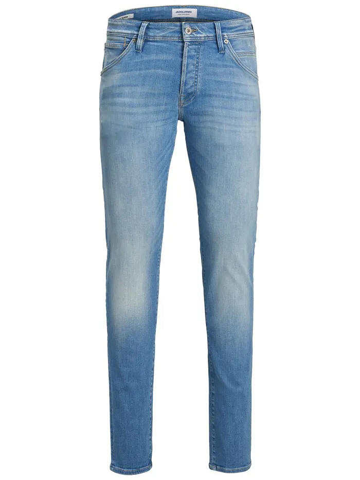 Jeans JACK and JONES Mens GLENN FOX AGI 404 50SPS SLIM FIT JEANS Blue Blue Denim