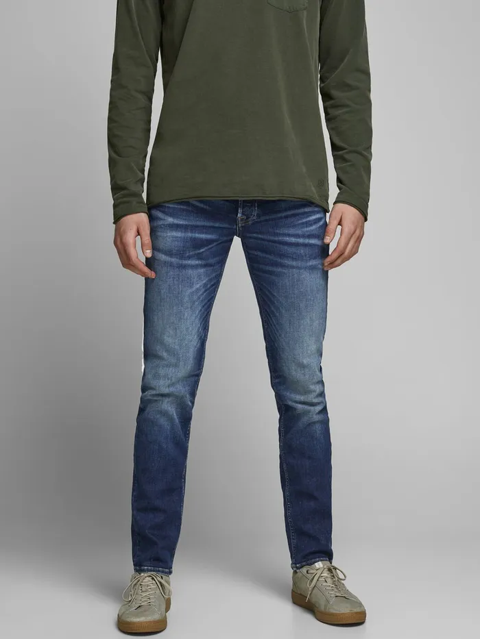 Jeans JACK and JONES Mens GLENN ORIGINAL JOS 206 PCW 50SPS SLIM FIT JEANS Blue Blue Denim Jeans JACK and JONES Mens GLENN ORIGINAL JOS 206 PCW 50SPS SLIM FIT JEANS Blue Blue Denim