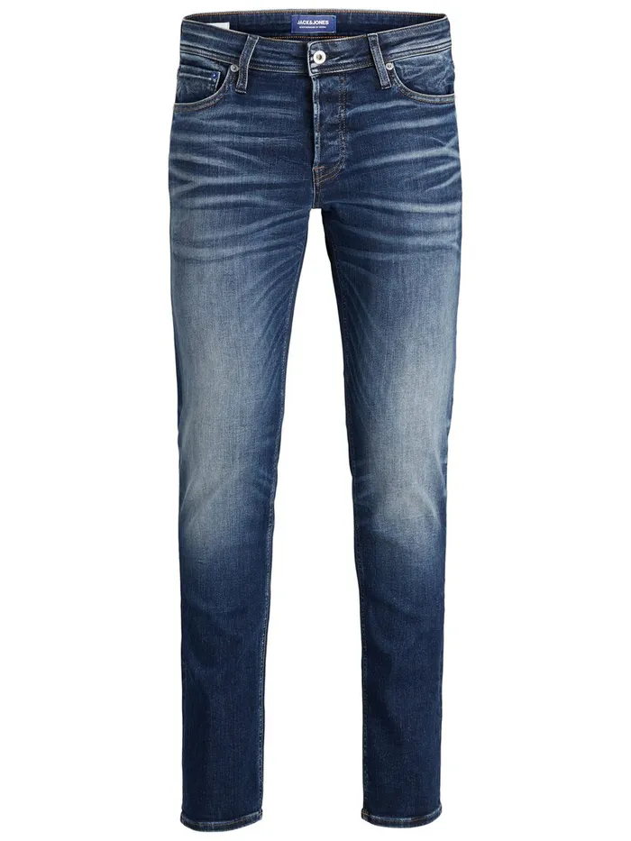 Jeans JACK and JONES Mens GLENN ORIGINAL JOS 206 PCW 50SPS SLIM FIT JEANS Blue Blue Denim
