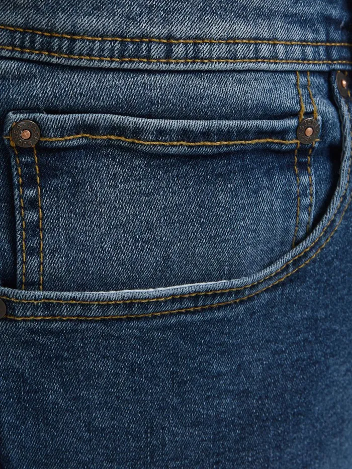 Jeans JACK and JONES Mens GLENN ORIGINAL NA 033 PLUS SIZE SLIM FIT JEANS Blue Blue Denim