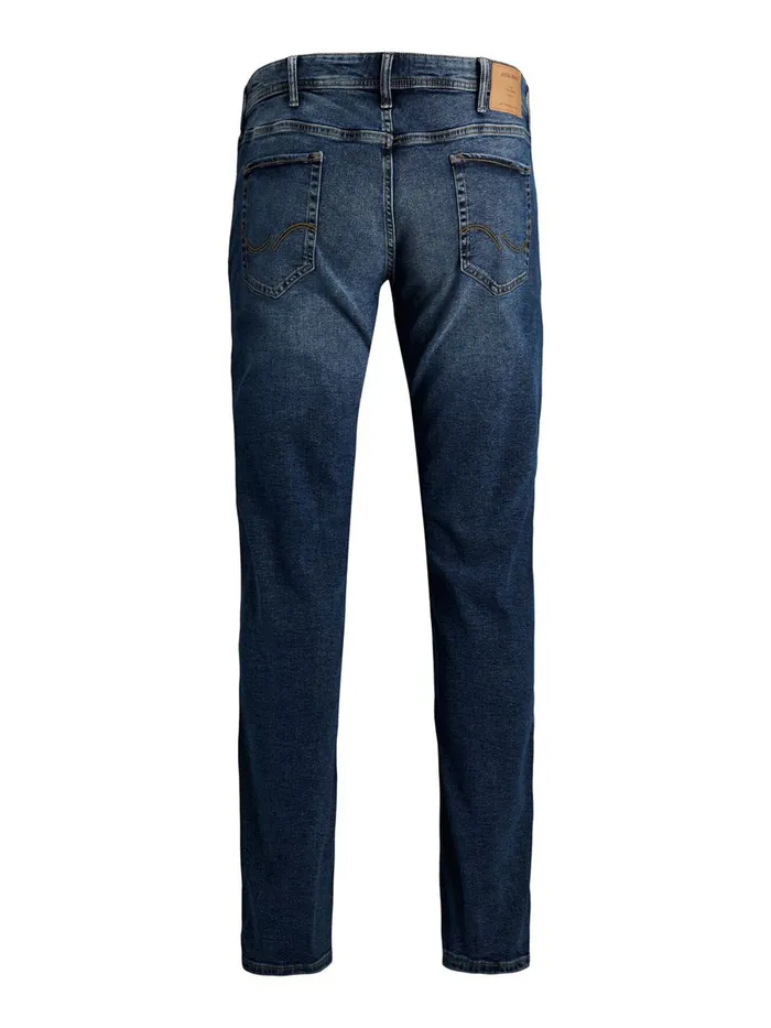 Jeans JACK and JONES Mens GLENN ORIGINAL NA 033 PLUS SIZE SLIM FIT JEANS Blue Blue Denim