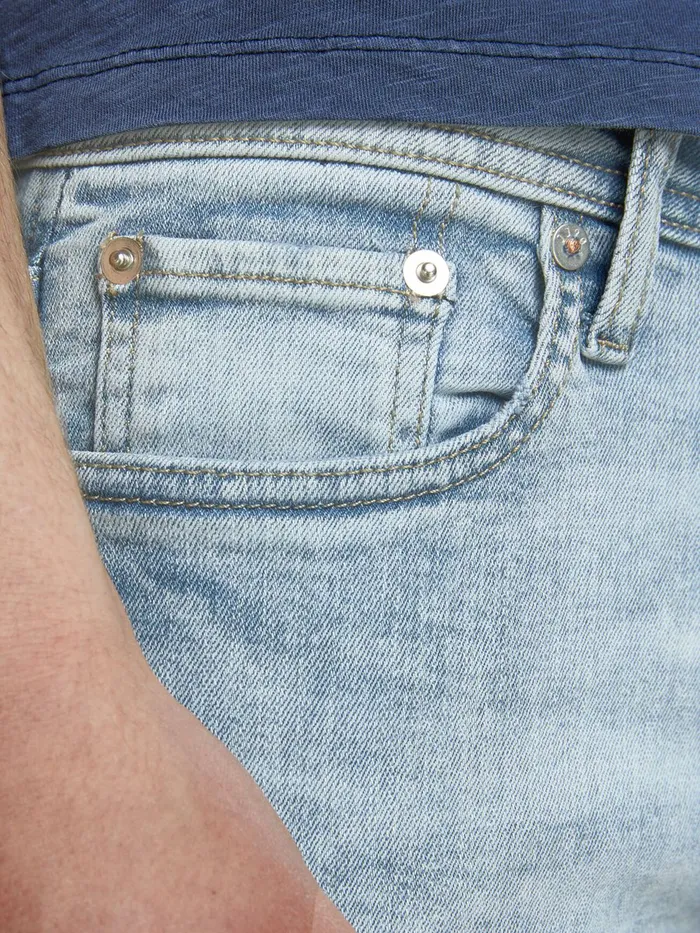 Jeans JACK and JONES Mens LIAM ORIGINAL AM 202 50SPS SKINNY FIT JEANS Blue Blue Denim