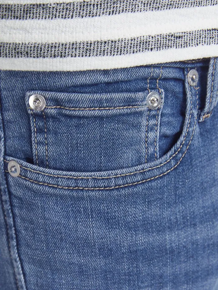 Jeans JACK and JONES Mens LIAM ORIGINAL AM 276 SKINNY FIT JEANS Blue Blue Denim