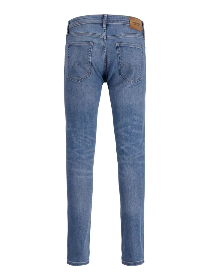 Jeans JACK and JONES Mens LIAM ORIGINAL AM 276 SKINNY FIT JEANS Blue Blue Denim