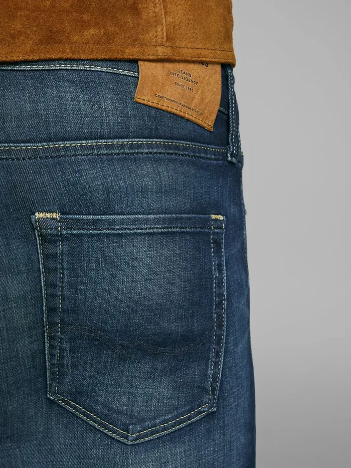 Jeans JACK and JONES Mens MIKE ICON JJ 173 COMFORT FIT JEANS Blue Blue Denim