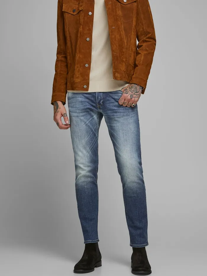Jeans JACK and JONES Mens MIKE ORIGINAL GE 616 COMFORT FIT JEANS Blue Blue Denim Jeans JACK and JONES Mens MIKE ORIGINAL GE 616 COMFORT FIT JEANS Blue Blue Denim