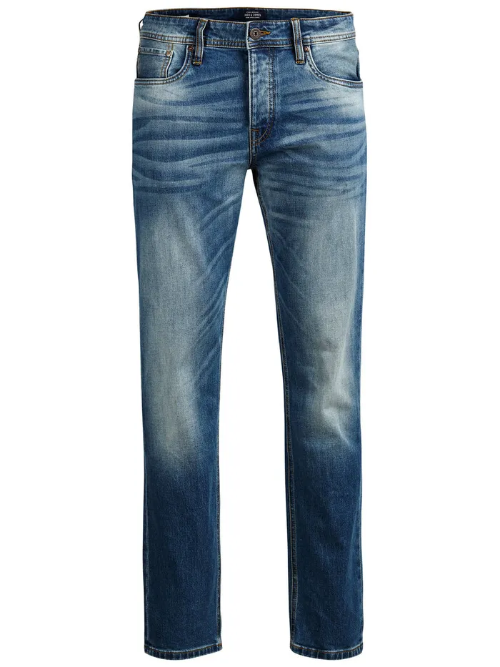Jeans JACK and JONES Mens MIKE ORIGINAL GE 616 COMFORT FIT JEANS Blue Blue Denim