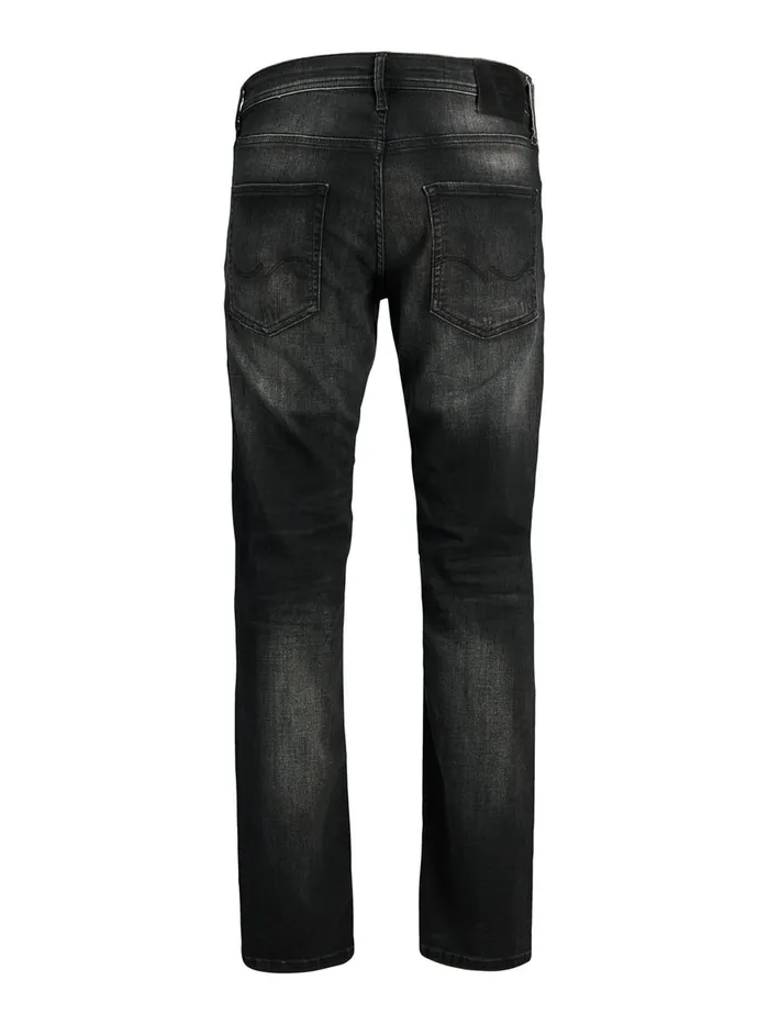 Jeans JACK and JONES Mens MIKE ORIGINAL JOS 143 50SPS COMFORT FIT JEANS Black Black Denim