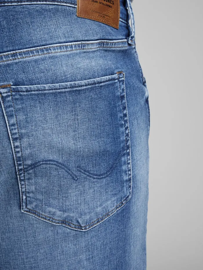 Jeans JACK and JONES Mens TIM ICON JJ 357 50SPS PLUS SIZE SLIM FIT JEANS Blue Blue Denim
