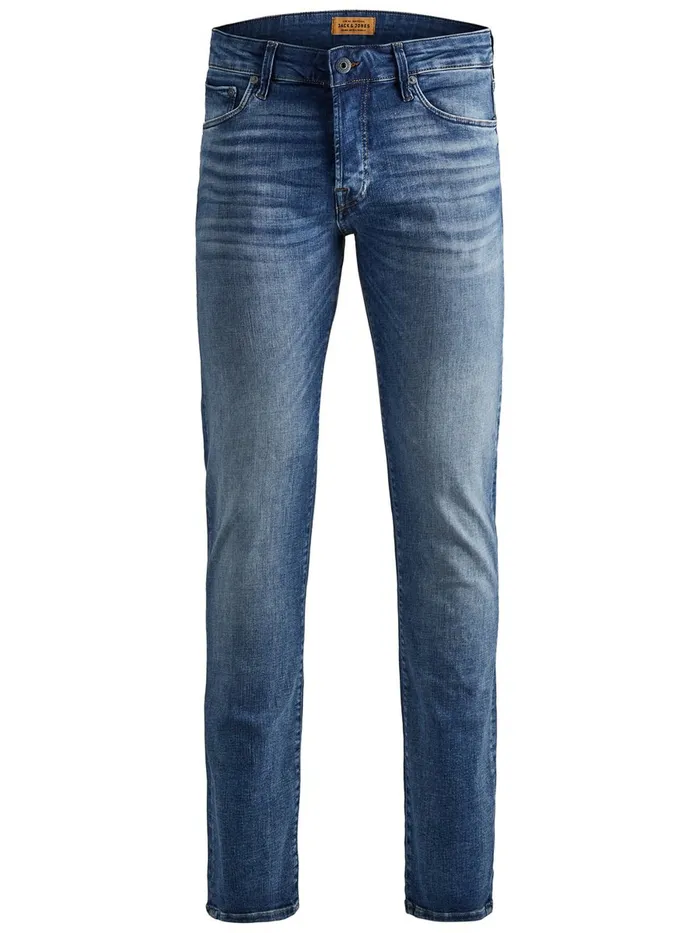 Jeans JACK and JONES Mens TIM ICON JJ 357 50SPS PLUS SIZE SLIM FIT JEANS Blue Blue Denim