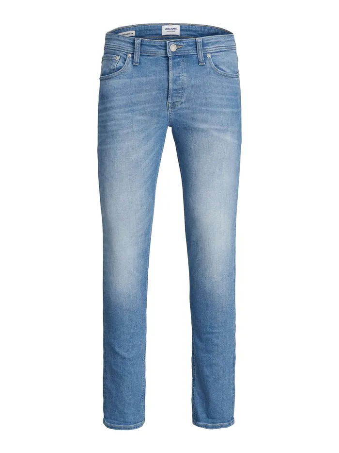 Jeans JACK and JONES Mens TIM ORIGINAL AM 786 SLIMSTRAIGHT FIT JEANS Blue Blue Denim