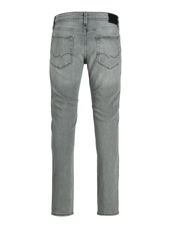 Jeans JACK and JONES Mens TIM VINTAGE AM 606 SLIMSTRAIGHT FIT JEANS Grey Grey Denim