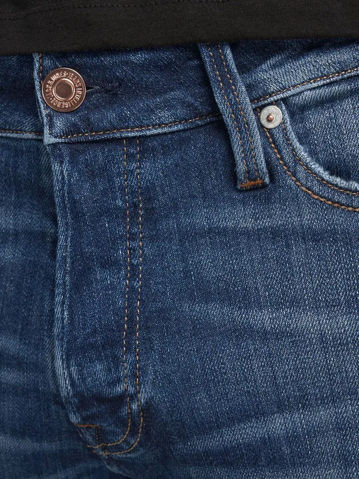 Jeans JACK and JONES Mens TIM VINTAGE CJ 305 SLIMSTRAIGHT FIT JEANS Blue Blue Denim