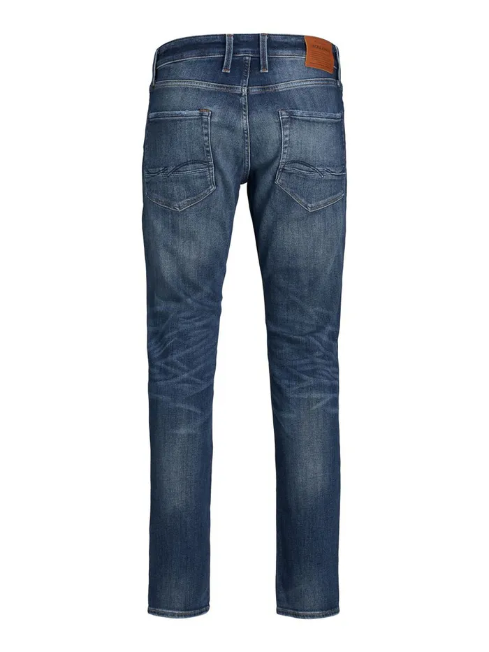 Jeans JACK and JONES Mens TIM VINTAGE CJ 305 SLIMSTRAIGHT FIT JEANS Blue Blue Denim