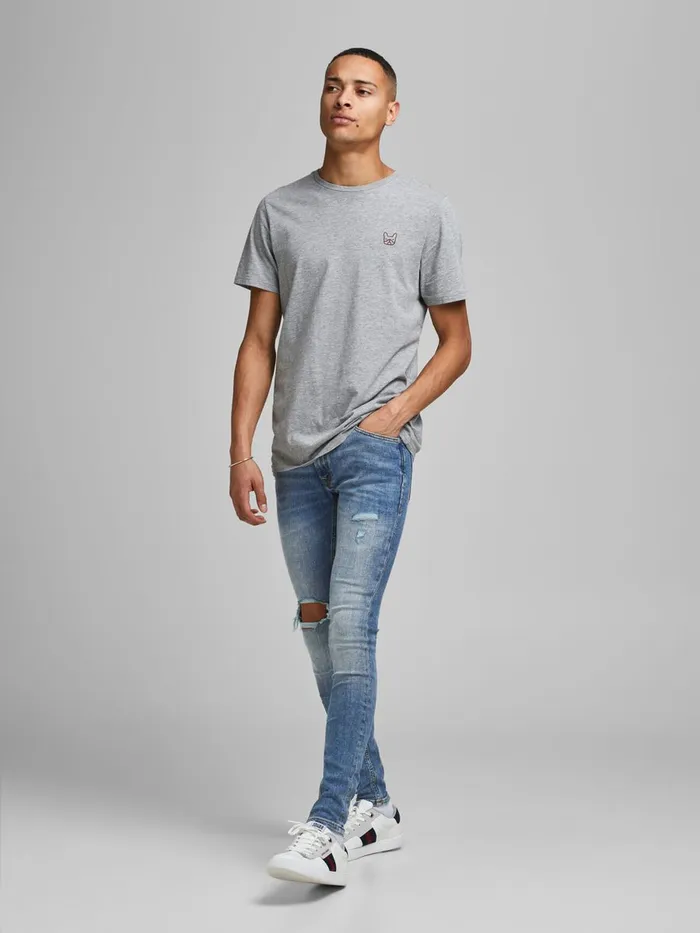 Jeans JACK and JONES Mens TOM ORIGINAL AM 171 50SPS SKINNY FIT JEANS Blue Blue Denim