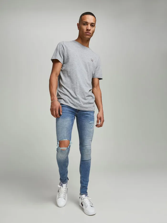 Jeans JACK and JONES Mens TOM ORIGINAL AM 171 50SPS SKINNY FIT JEANS Blue Blue Denim