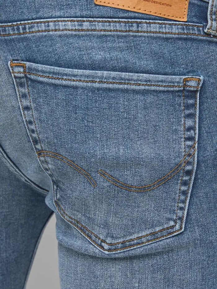 Jeans JACK and JONES Mens TOM ORIGINAL AM 171 50SPS SKINNY FIT JEANS Blue Blue Denim