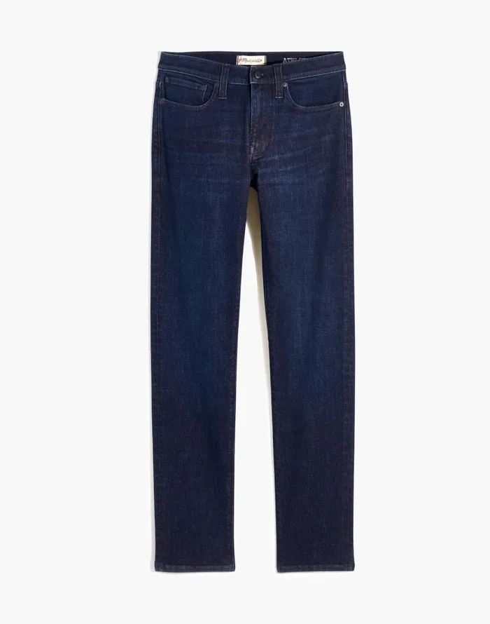 Jeans Men Madewell Athletic Slim Jeans COOLMAX Denim Edition Chapman Wash