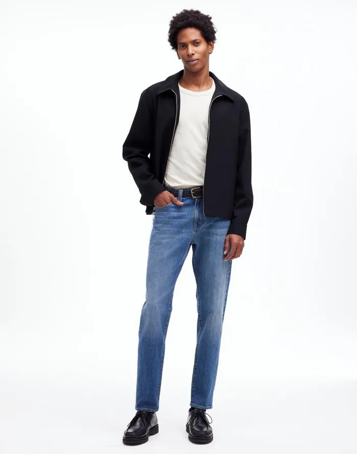 Jeans Men Madewell Relaxed Taper Jeans Dawning Wash