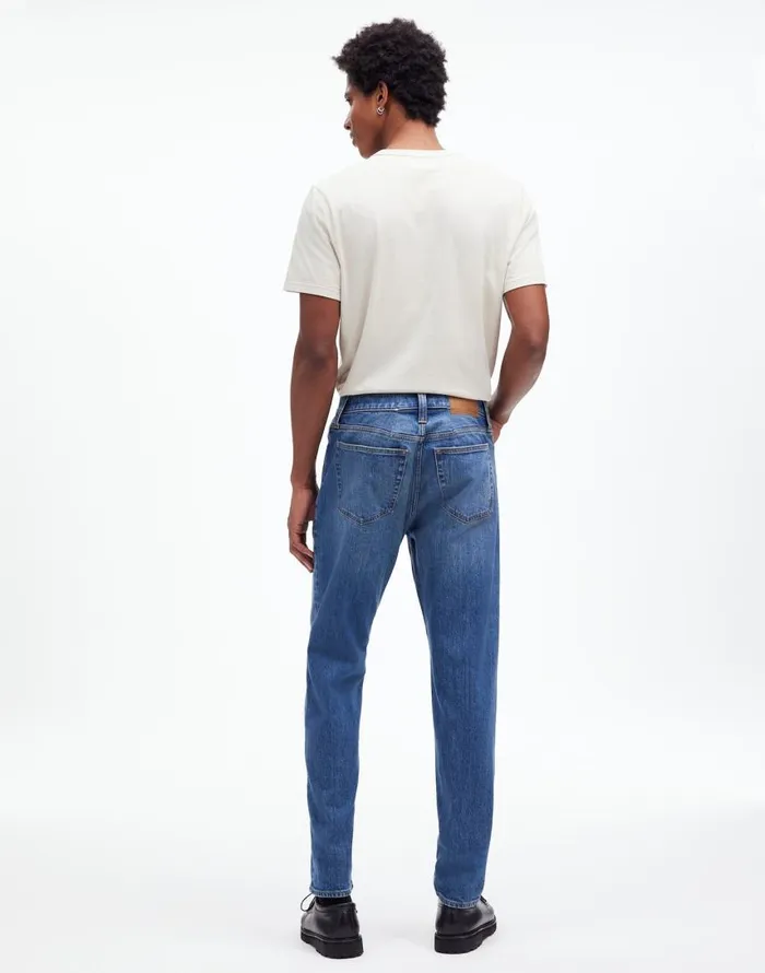 Jeans Men Madewell Relaxed Taper Jeans Dawning Wash