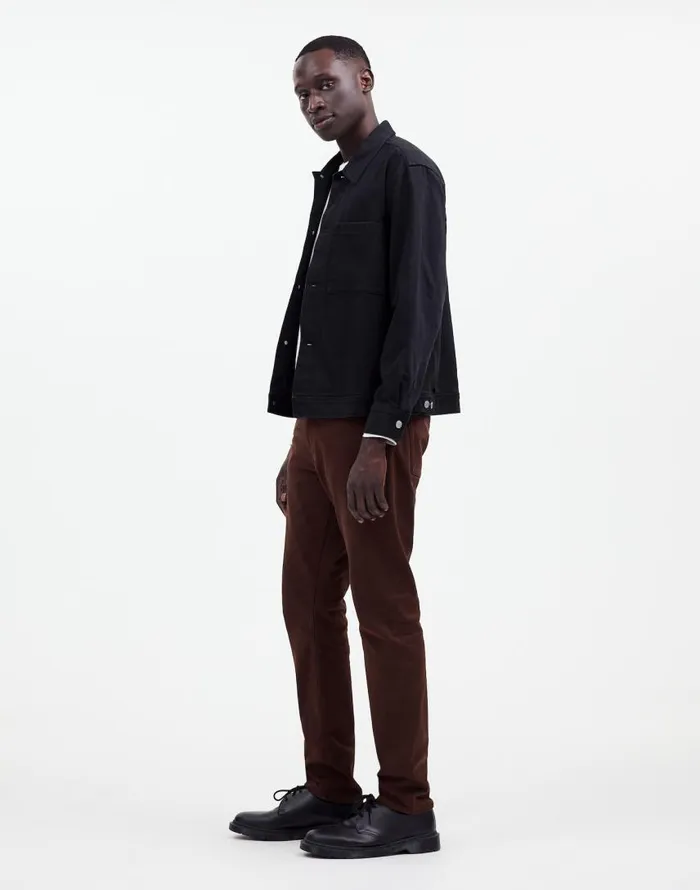 Jeans Men Madewell The Athletic Allday Slim Pant Dark Carob