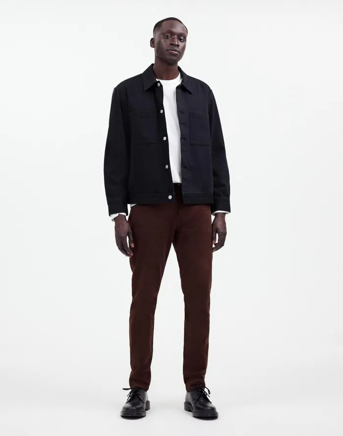 Jeans Men Madewell The Athletic Allday Slim Pant Dark Carob