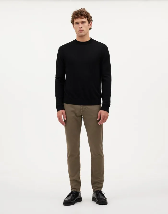 Jeans Men Madewell The Athletic Allday Slim Pant Driftwood Brown
