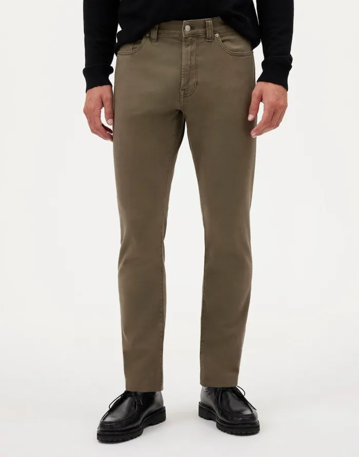 Jeans Men Madewell The Athletic Allday Slim Pant Driftwood Brown