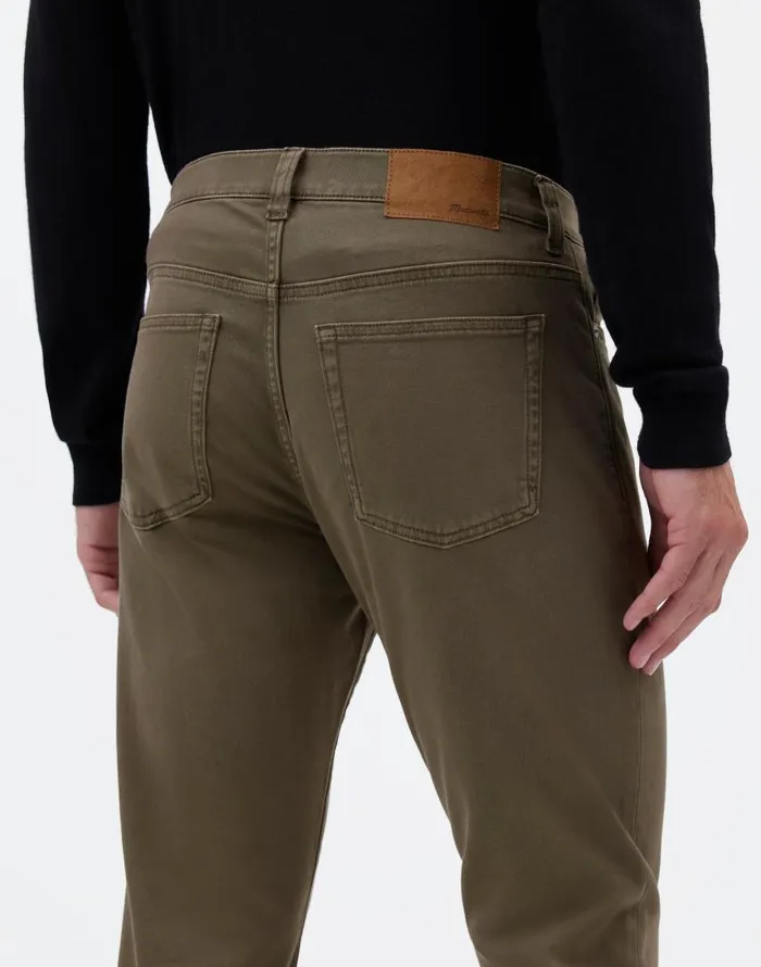 Jeans Men Madewell The Athletic Allday Slim Pant Driftwood Brown