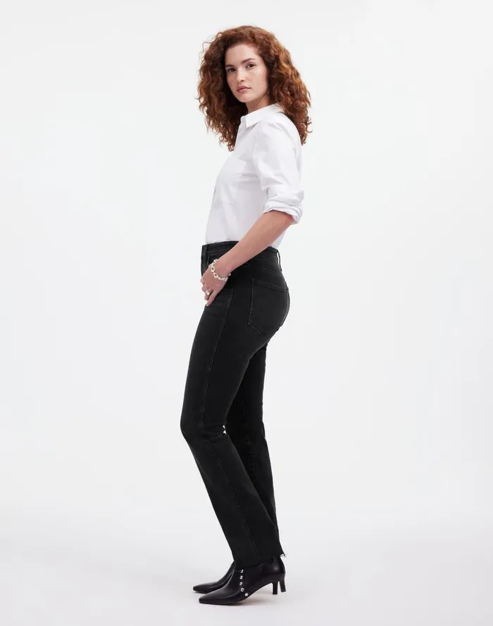 Jeans Women Madewell Curvy Stovepipe Jeans Armand Wash