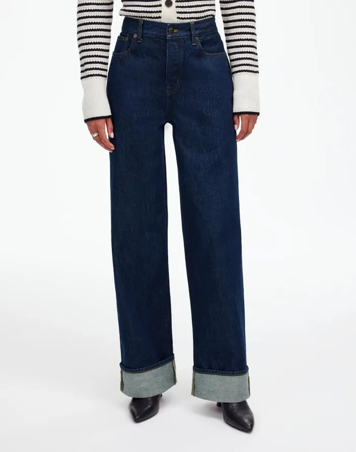 Jeans Women Madewell LowSlung Baggy Jeans Rinse Wash