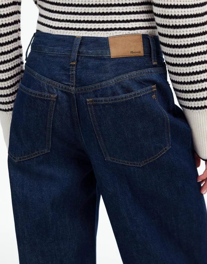 Jeans Women Madewell LowSlung Baggy Jeans Rinse Wash