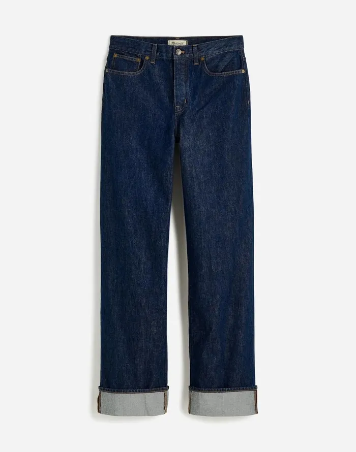 Jeans Women Madewell LowSlung Baggy Jeans Rinse Wash