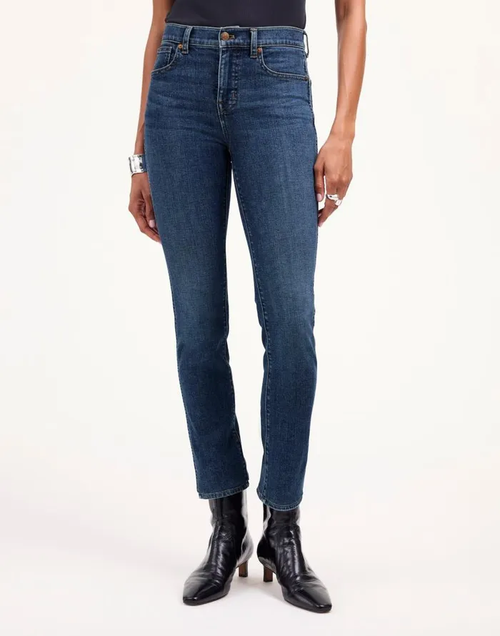 Jeans Women Madewell Stovepipe Jeans Deming Wash