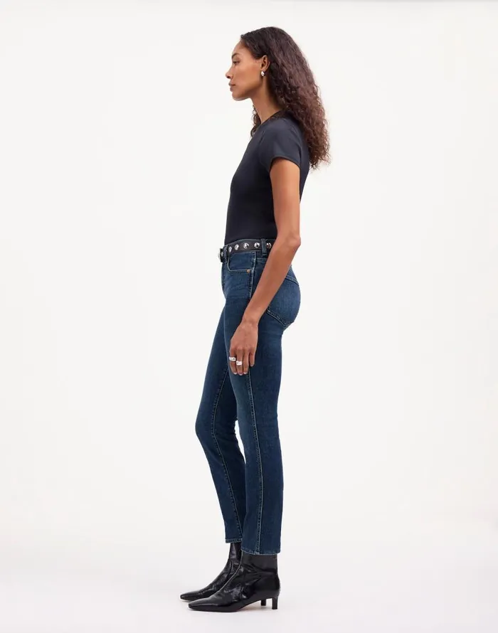 Jeans Women Madewell Stovepipe Jeans Deming Wash