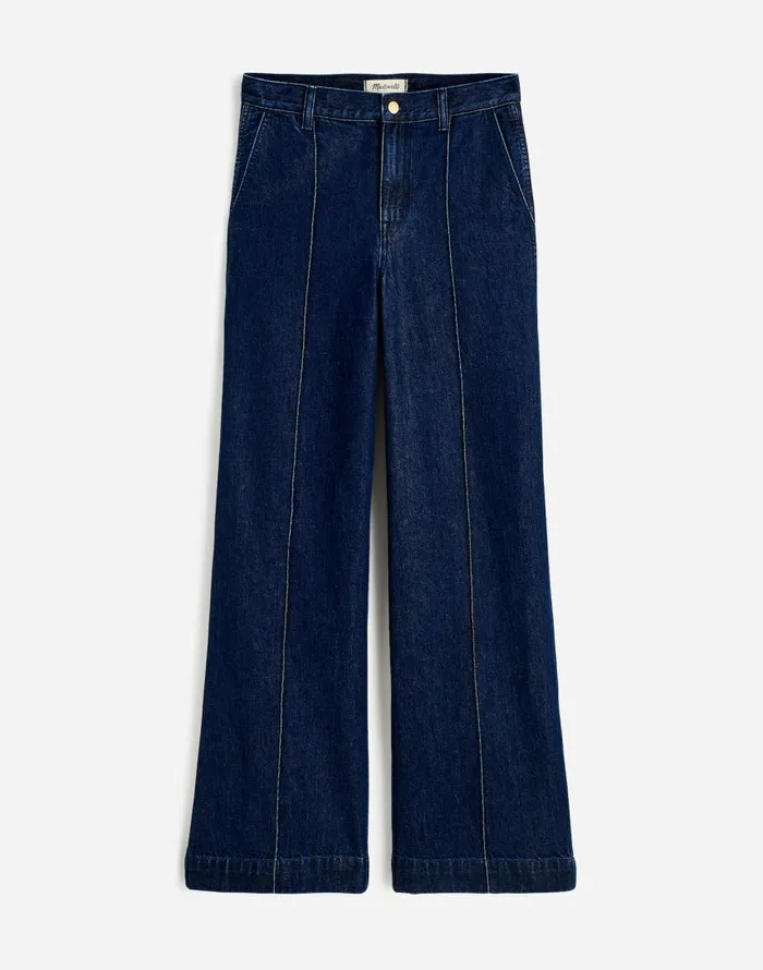 Jeans Women Madewell SuperwideLeg Trouser Jeans Landrum Wash