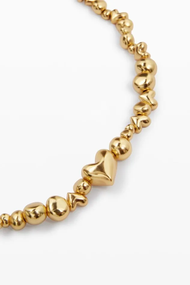 Jewelry Women Desigual Zalio Goldplated Heart Pendant Materialfinishes