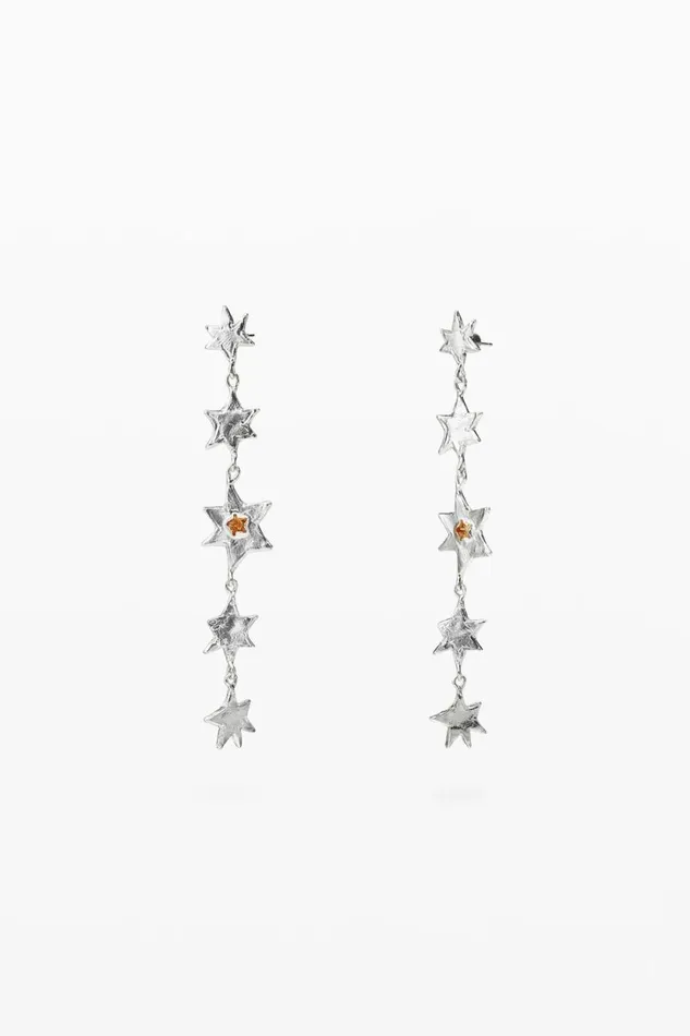Jewelry Women Desigual Zalio Star Cascade Earrings Black