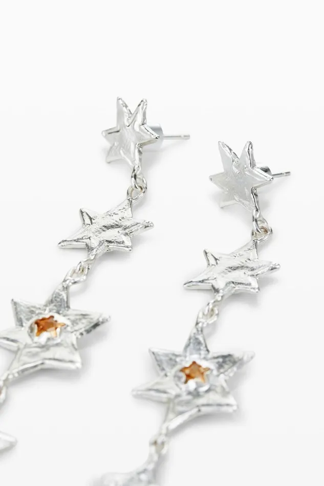 Jewelry Women Desigual Zalio Star Cascade Earrings Black