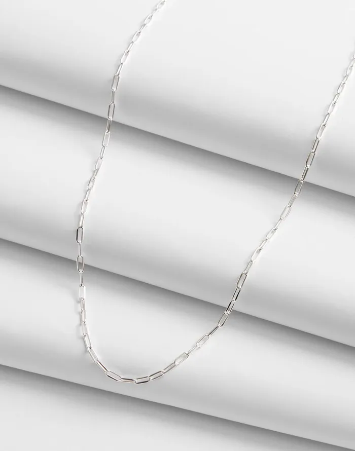 Jewelry Women Madewell DemiFine Paperclip Chain Necklace Sterling Silver