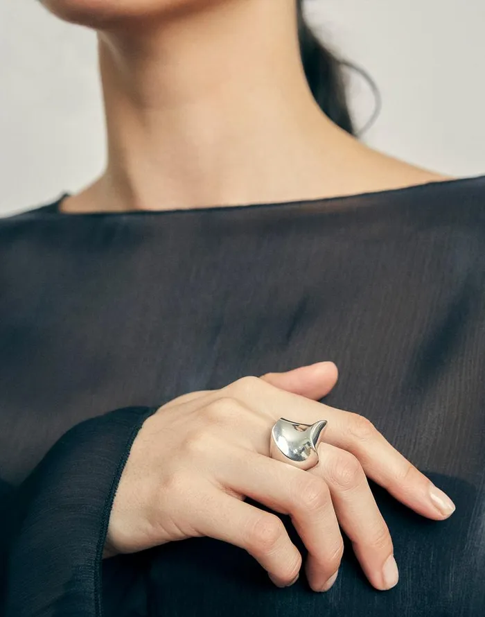 Jewelry Women Madewell Maslo Jewelry Arp Ring Sterling Silver Silver