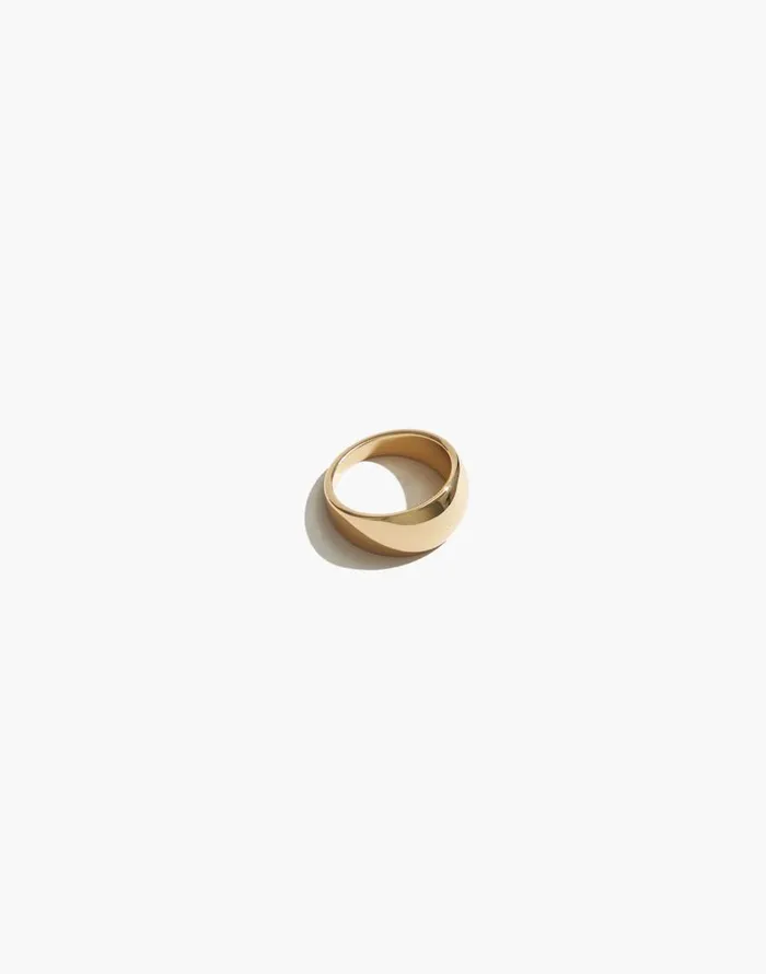 Jewelry Women Madewell Maslo Jewelry Domed Ring Gold Gold