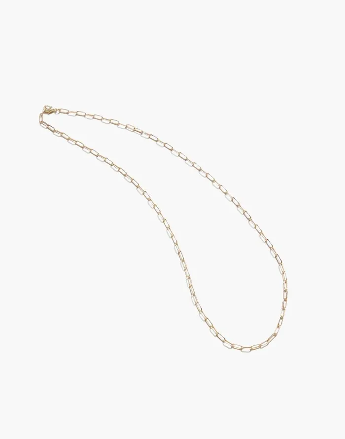 Jewelry Women Madewell Maslo Jewelry Drawn Cable Chain Necklace Gold Gold